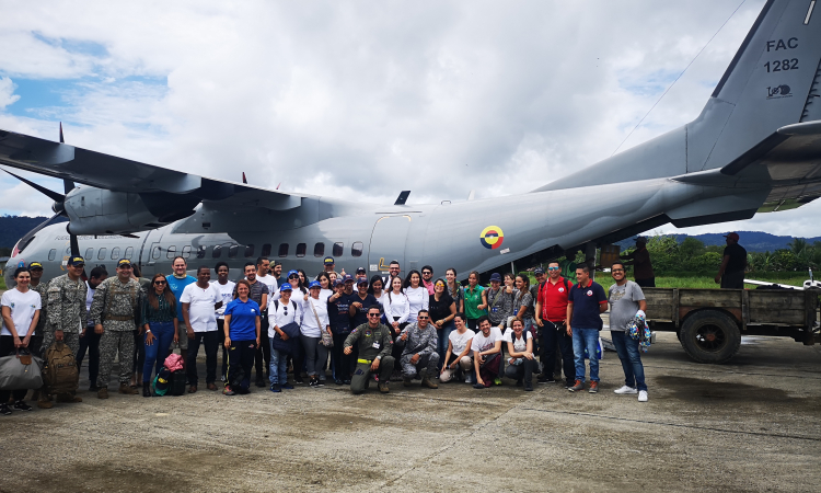 Los sueños de niñas y niños del Chocó se hacen  realidad con el apoyo de la Fuerza Aérea