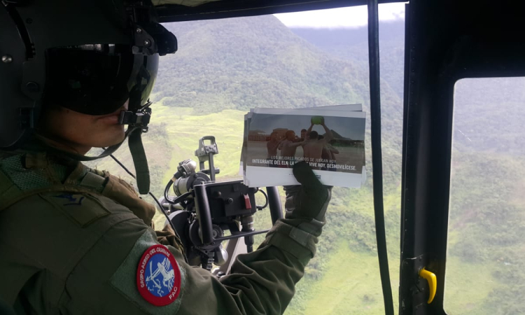 En mayo más de 6.000 volantes de desmovilización han sido lanzados en Casanare