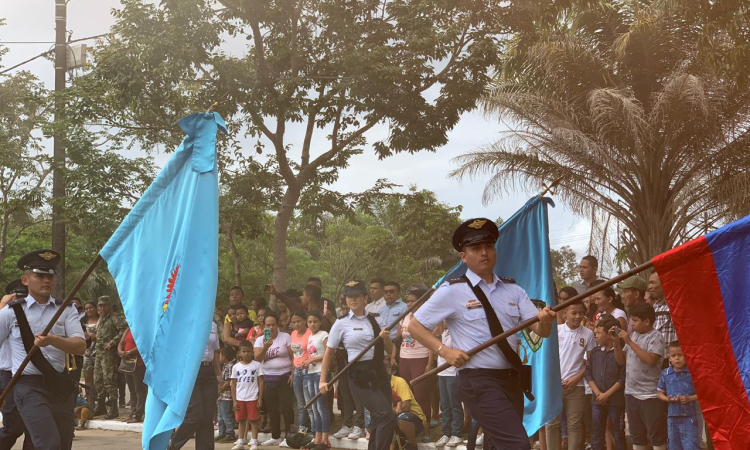El Grupo Aéreo del Oriente presente en los desfiles de Independencia.