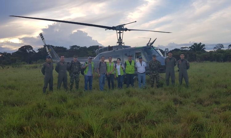 Fuerza Aérea Colombiana completó la sexta Jornada de Pagos a campesinos del programa de sustitución de cultivos ilícitos en Vichada 