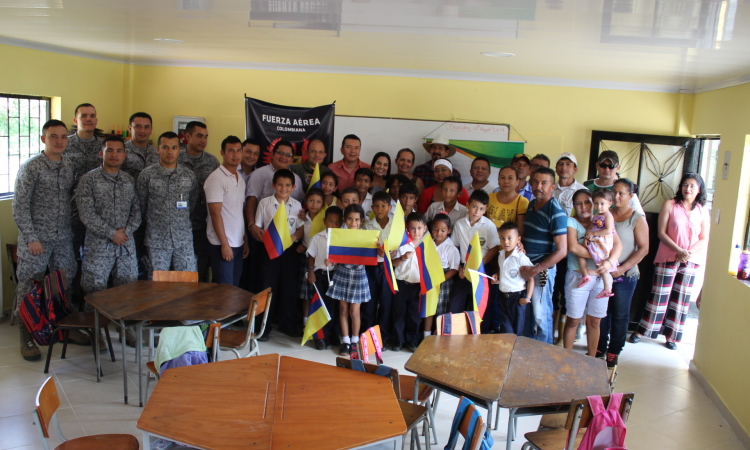 El plan Corazón Amigo llegó a un colegio en Aguazul, Casanare 