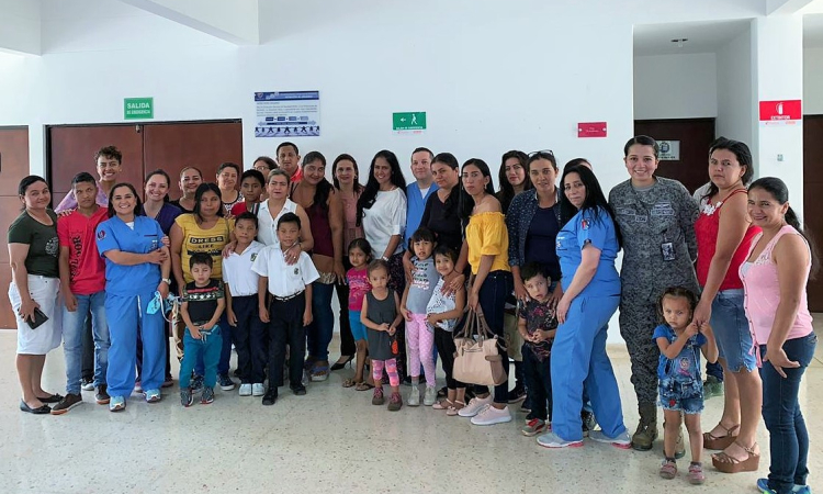 Exitosa jornada de Caritas Alegres en el Grupo Aéreo del Casanare