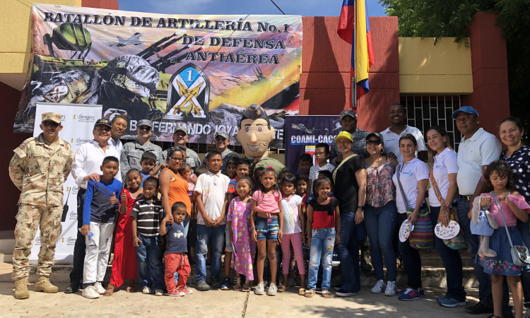 Fuerzas Militares le cumplen a la comunidad Wayúu en Barrancas 