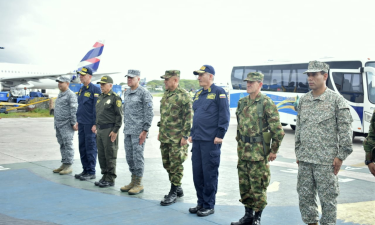 Fuerzas Militares y de Policía realizan consejo de seguridad en San Andrés Islas