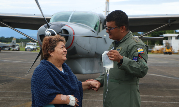 Balance de labores de apoyo humanitario de la Fuerza Aérea Colombiana tras reapertura de la Vía al Llano