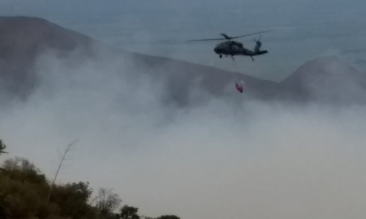 Controlado incendio forestal en Yumbo, Valle del Cauca 