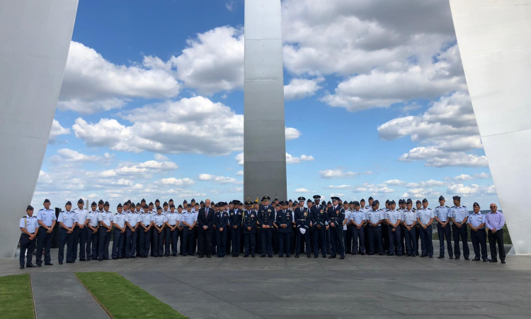 Jóvenes de la Escuela Militar de Aviación realizan ‘Viaje Geoestratégico’