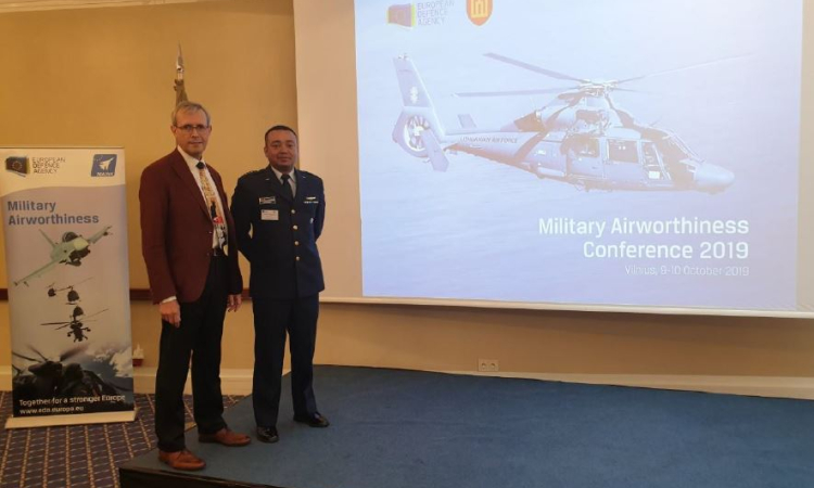 La Autoridad Aeronáutica de la Aviación de Estado presente en la Military Airworthiness Conference 2019 en Lituania