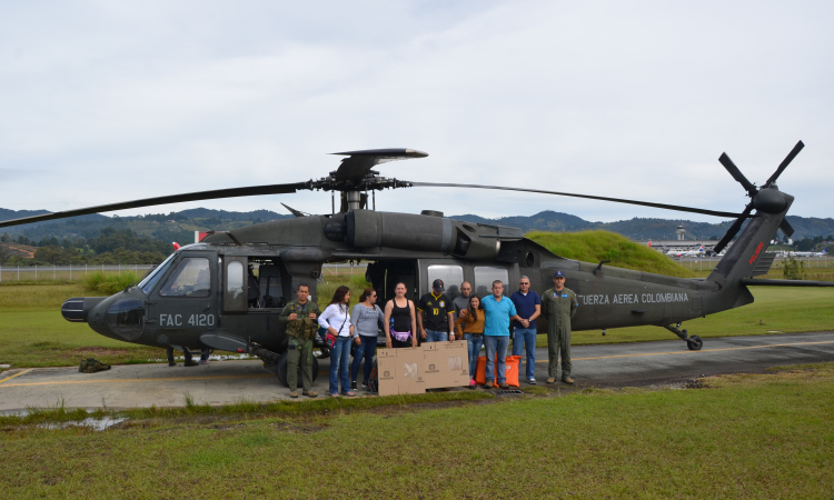 Tripulaciones y aeronaves en total alistamiento para el desarrollo del Plan Democracia en Antioquia