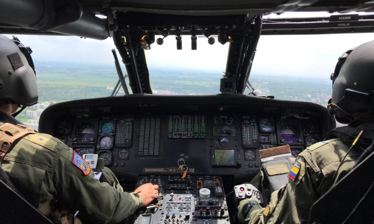 Fuerza Aérea Colombiana brindó seguridad durante elecciones, en la capital vallecaucana