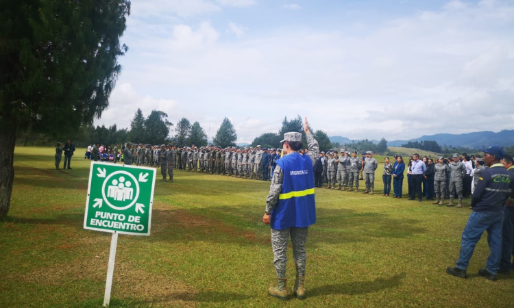 En Simulacro Nacional participó el CACOM 5