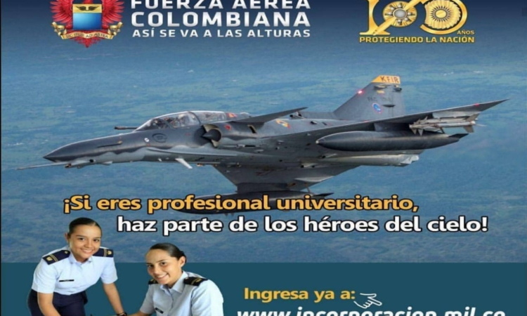 Convocatoria Fuerza Aérea Colombiana
