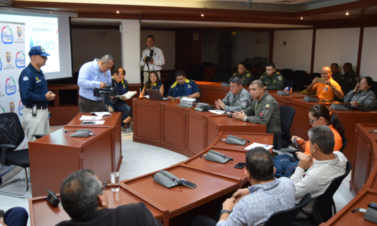 Base Aérea Marco Fidel Suárez será la sala de Crisis del Simulacro Nacional de Respuesta a Emergencias en Cali