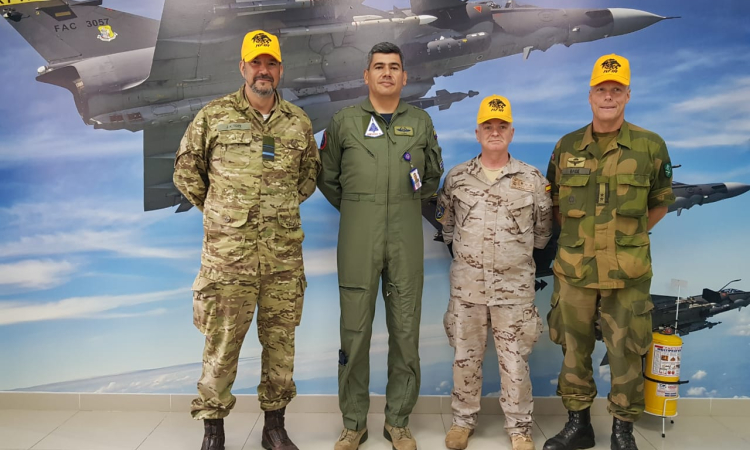 Delegación de la OTAN conoce las capacidades de la Fuerza Aérea Colombiana