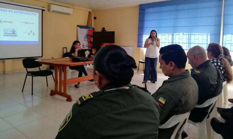 Fuerza Aérea Colombiana participa en comité DDHH y sesión departamental contra la trata de personas en el Amazonas