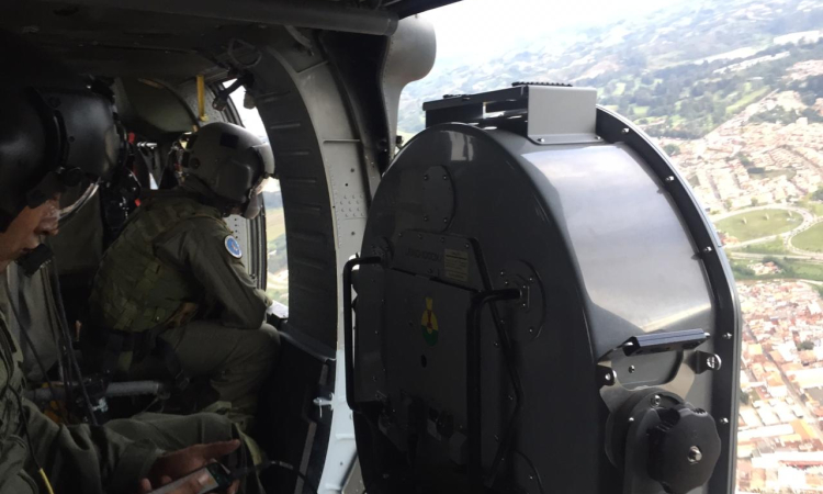 Con helicópteros se realiza Plan Navidad y campaña para la prevención del uso de la pólvora en Antioquia