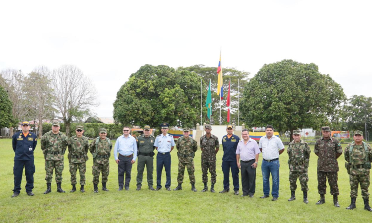 Fuerzas Públicas de Colombia, Brasil y Perú participan en ceremonia Tripartita en el Amazonas