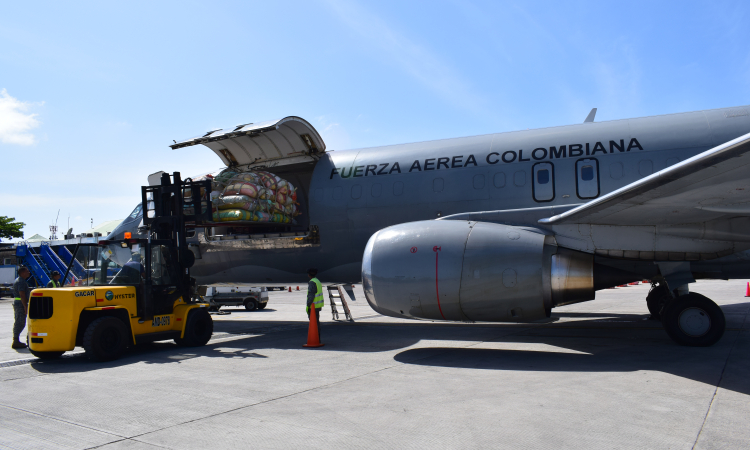 Alrededor de 4.400 libras de material de reciclaje se evacuaron desde la isla de San Andrés hacia la ciudad de Bogotá