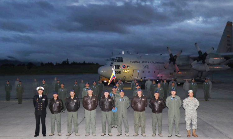 Fuerza Aérea Colombiana prende motores hacia la Antártica