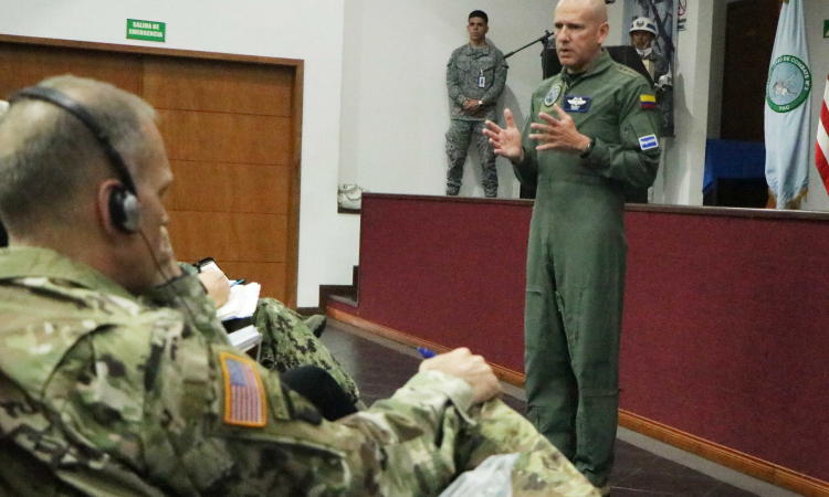Delegación militar estadounidense conoció las capacidades de la Base Aérea de Apiay 