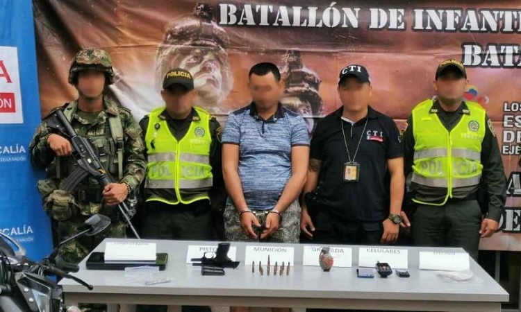 Un integrante del ELN fue capturado en Córdoba