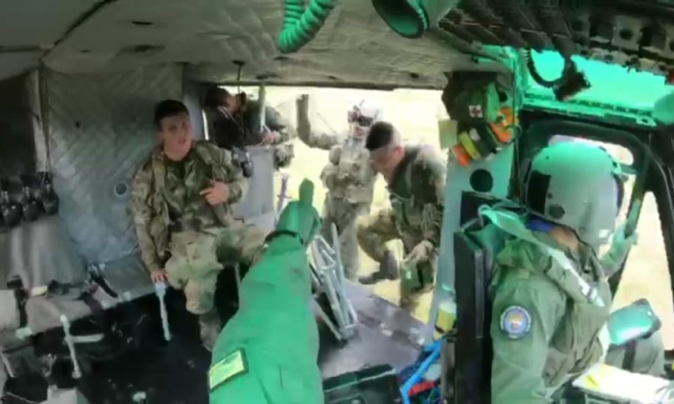 Comando Aéreo de Combate No. 6 de su Fuerza Aérea brinda constante apoyo a las tropas desplegadas en Caquetá.