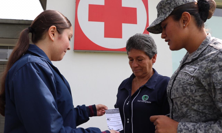 Establecimiento de Sanidad Militar CATAM continúa la misión de prevención contra el Coronavirus.