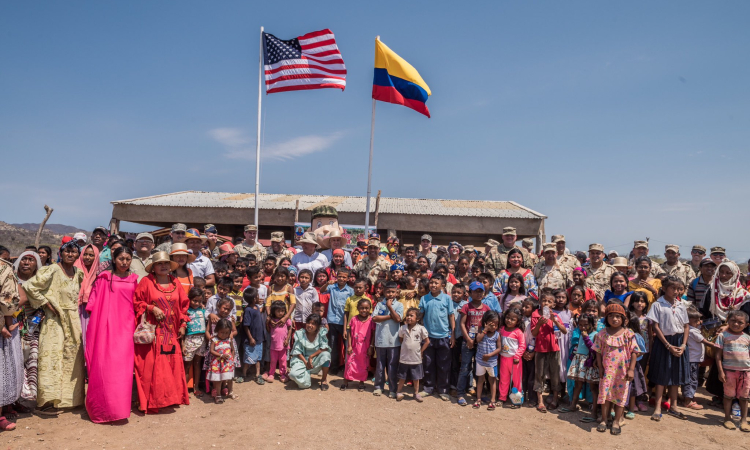 Comunidad wayúu de la Alta Guajira recibió visita del Gobierno Nacional y de los Estados Unidos