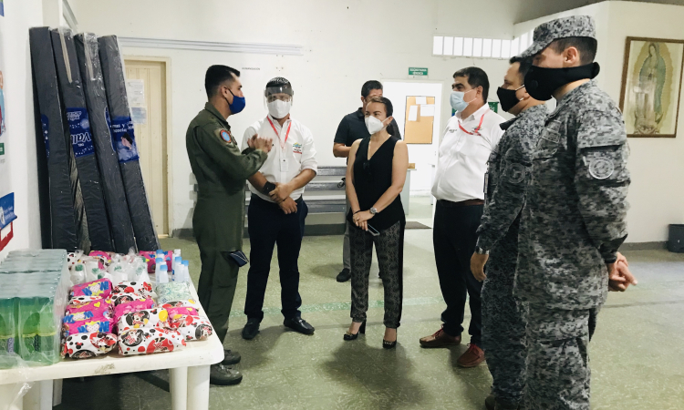 Fuerza Aérea Colombiana visitó el Hospital “Nuestra Señora de Fátima” E.S.E, en Flandes