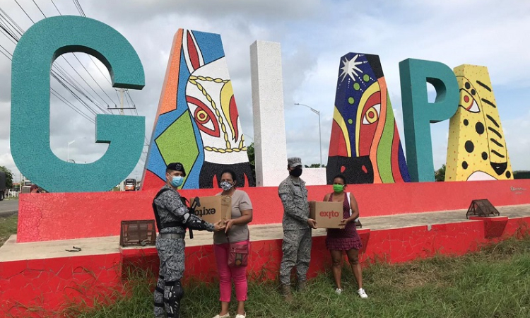Su Fuerza Aérea Colombiana continúa apoyando a familias de soldados atlanticenses