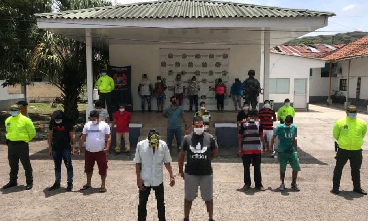Operación de su Fuerza Aérea y Policía Nacional permitió desarticulación de banda delincuencial en el Tolima 