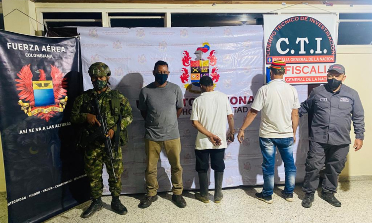 Operación militar en contra de la minería ilegal en el Tolima, deja la captura de tres personas
