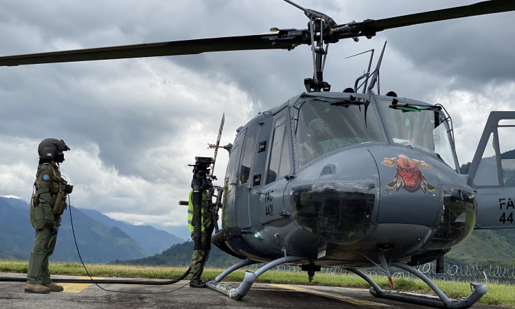 Del UH-1H al Huey II, una poderosa y contundente aeronave que continúa vigente al servicio de los colombianos