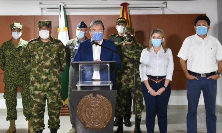 Fuerza Aérea Colombiana participa en consejo de seguridad en Santa Marta