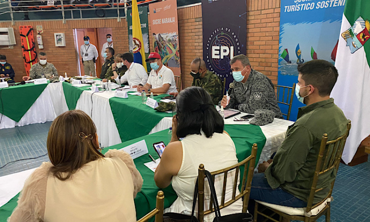 La Fuerza Aérea asistió al consejo de seguridad en Sucre
