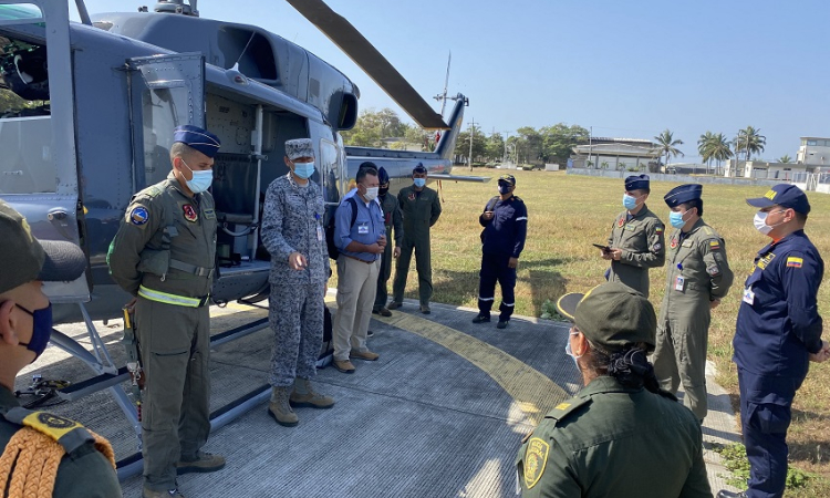 La Fuerza Aérea lideró comité de seguimiento y planeación frente a la problemática ambiental del Parque Isla Salamanca