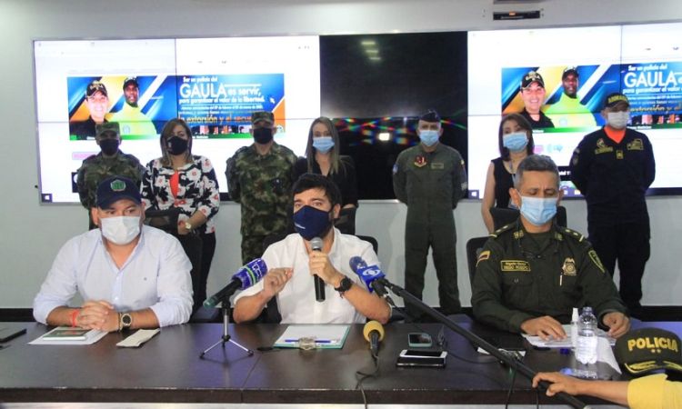 La Fuerza Aérea apoyará las labores de seguridad que adelanta la Alcaldía de Barranquilla 