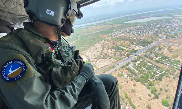 Durante el Plan Retorno, su Fuerza Aérea custodia las vías del Caribe