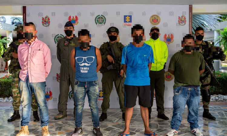 Capturados ocho integrantes de la Quinta Comisión Armada del GAO-r en el Cauca