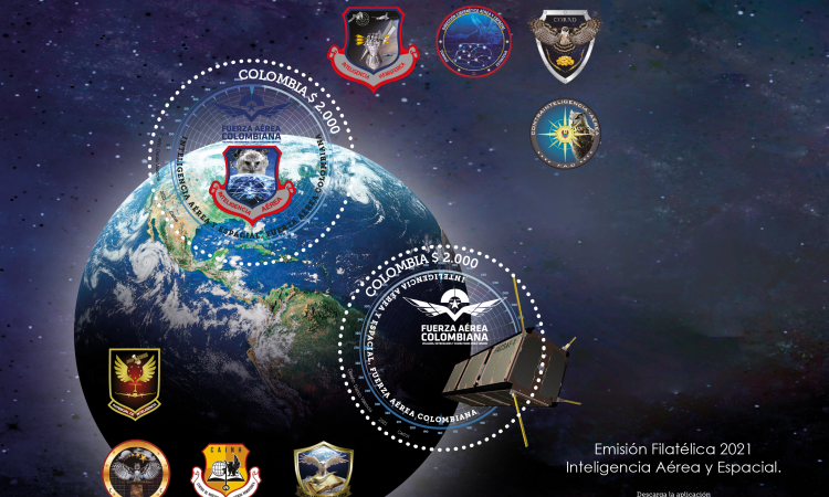 Con emisión filatélica, la Jefatura de Inteligencia Aérea y Espacial conmemora su aniversario