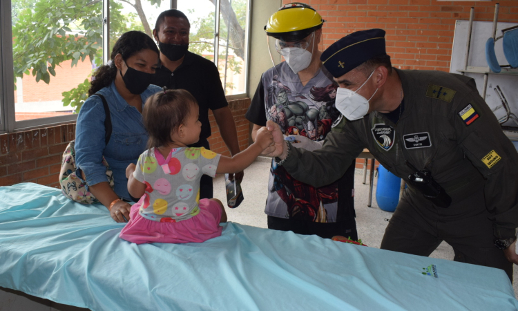 Salud y bienestar en Melgar gracias a su Fuerza Aérea Colombiana