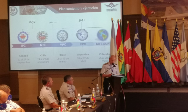Ejercicios internacionales Cooperación VII y Ángel de los Andes fueron presentados por la FAC