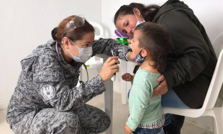Salud y bienestar llegó al municipio de La Ceja gracias a su Fuerza Aérea Colombiana  