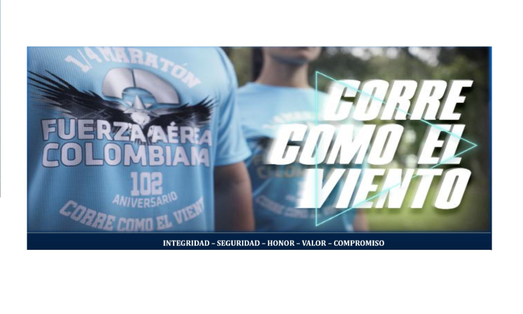 Su Fuerza Aérea Colombiana invita a los habitantes de la Sabana de Occidente a conmemorar 102 años de historia