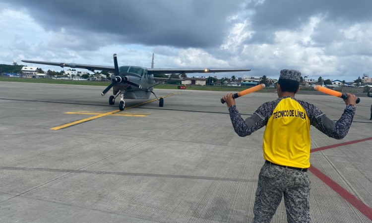 Se continúan realizando traslados aeromedicos en el Grupo Aéreo del Caribe