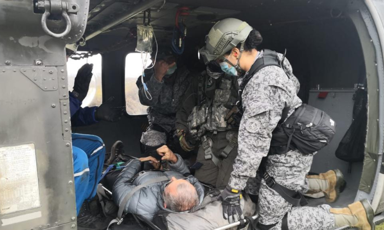Montañista Canadiense fue evacuado por su Fuerza Aérea Colombiana en cercanías al Nevado del Tolima