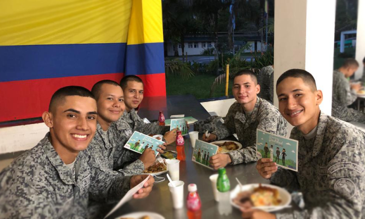 “Mensaje de apoyo y amor” fue entregado a soldados en el Amazonas 
