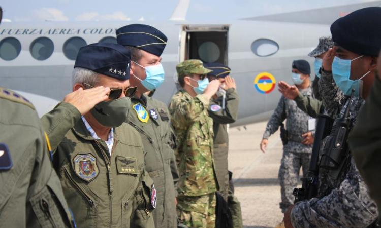Visita geoestratégica del Jefe de Estado Mayor General de la Fuerza Aérea de Argentina al Comando Aéreo de Combate No.1