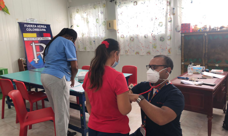 Jornada de salud a niños con discapacidades diversas en San Andrés