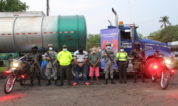 Contundente operación en contra del tráfico de hidrocarburos en Casanare